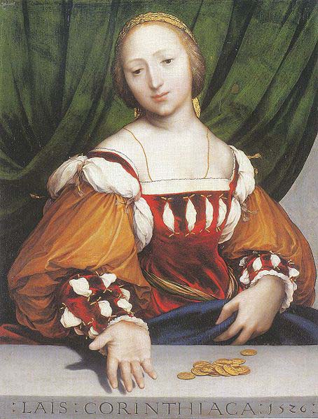 Hans holbein the younger Holbein Lais of Corinth